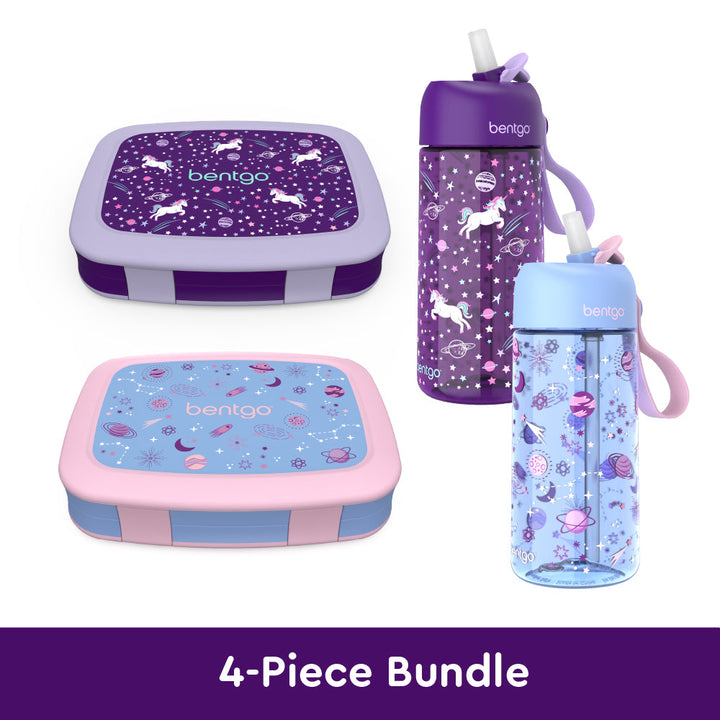 Bentgo Kids Prints Lunch Boxes & Water Bottles M8