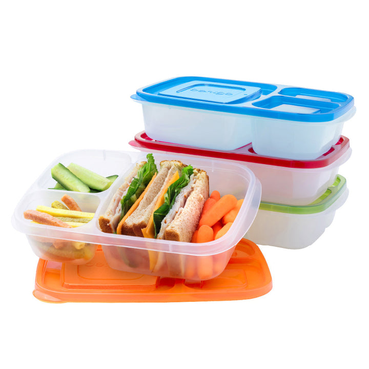 Bentgo Easyboxes 3-Compartment Food Containers 8-Piece Set H0