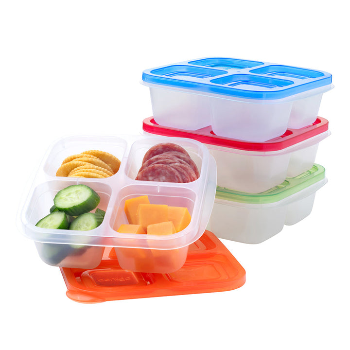 Bentgo Easyboxes 4-Compartment Snack Containers 8-Piece Set T8