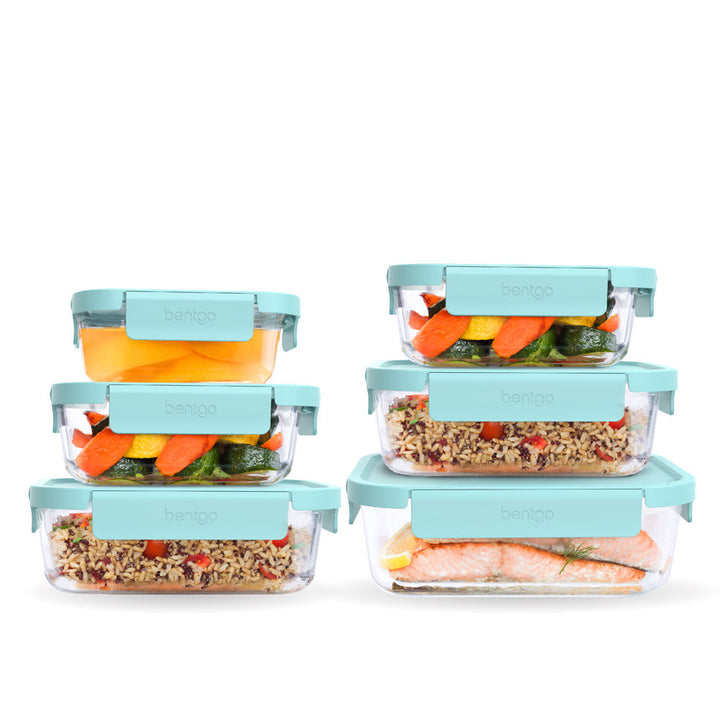 Bentgo Glass Leak-Proof Food Storage Set (12-Piece) M6
