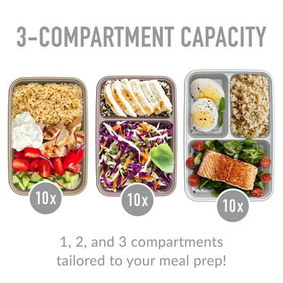 Bentgo Prep Deluxe Bag & 60-Piece Meal Prep Container Set
